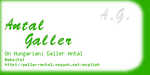 antal galler business card